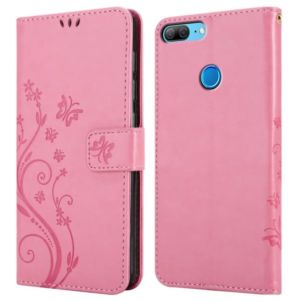 Honor 9X LITE Skal Fodral i blomdesign Mobilskydd Case Cover med magnetisk stängning, ståfunktion och kortplatser