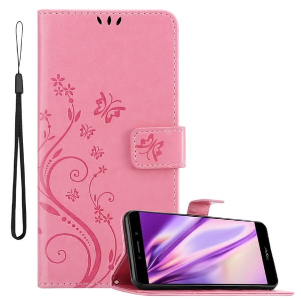 Huawei MATE 9 LITE / GR5 2017 / Honor 6X Pungetui Cover Blomster ()