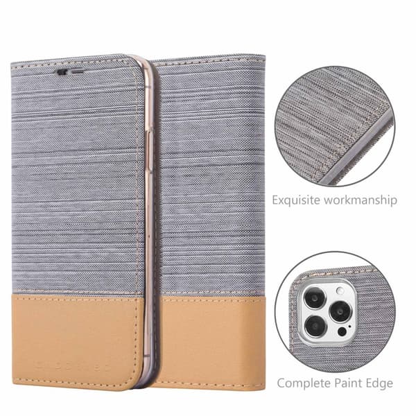iPhone 13 PRO Skal Plånboksfodral med magnetisk stängning, ståfunktion och kortficka