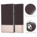 Miniatyrbild 6 av 8: iPhone 13 Skal Plånboksfodral med magnetisk stängning, ståfunktion och kortficka