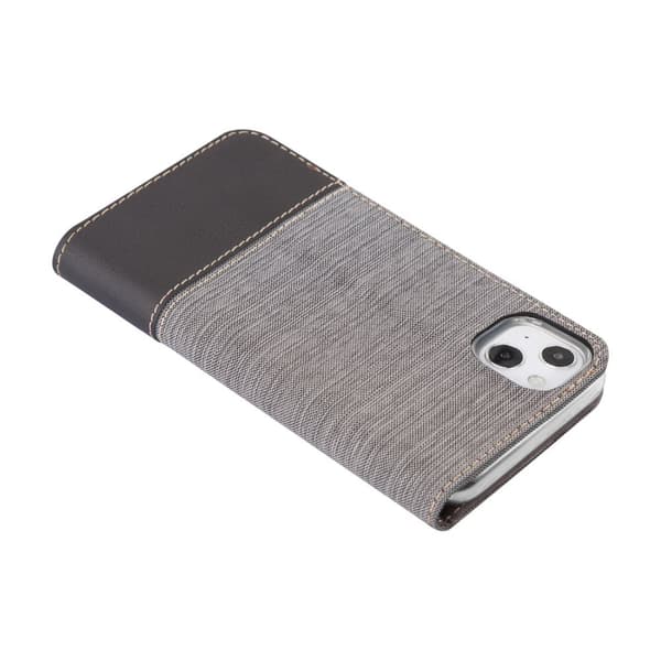 Deksel til iPhone 13 MINI Lommebokdeksel med magnetisk lukking, stativfunksjon og kortlomme
