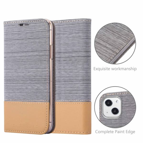 iPhone 13 MINI Skal Plånboksfodral med magnetisk stängning, ståfunktion och kortficka