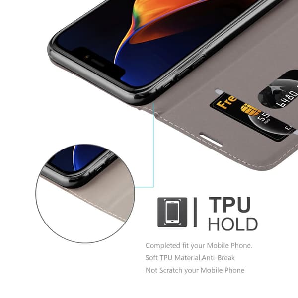 iPhone 13 MINI Skal Plånboksfodral med magnetisk stängning, ståfunktion och kortficka