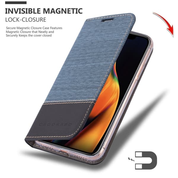 iPhone 13 MINI Skal Plånboksfodral med magnetisk stängning, ståfunktion och kortficka