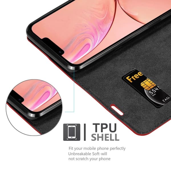 iPhone 13 MINI Fodral Skal Plånboksfodral Case med magnetisk stängning, ståfunktion och kortficka