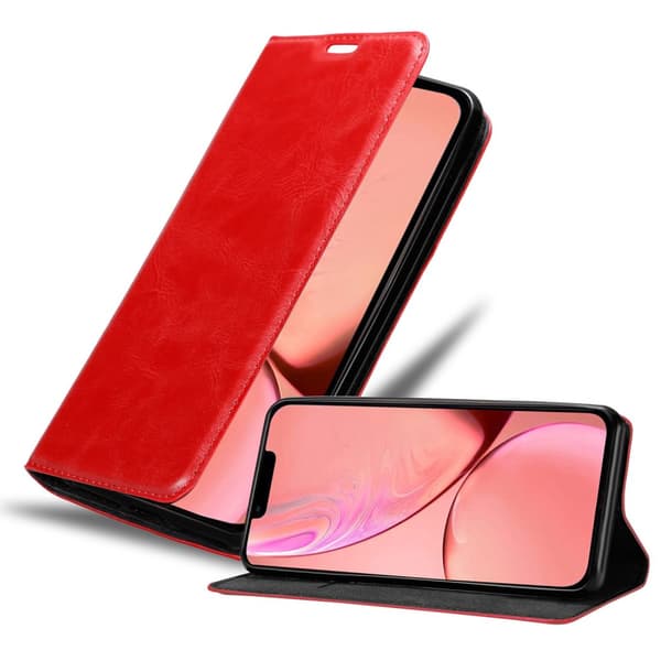 iPhone 13 MINI Fodral Skal Plånboksfodral Case med magnetisk stängning, ståfunktion och kortficka