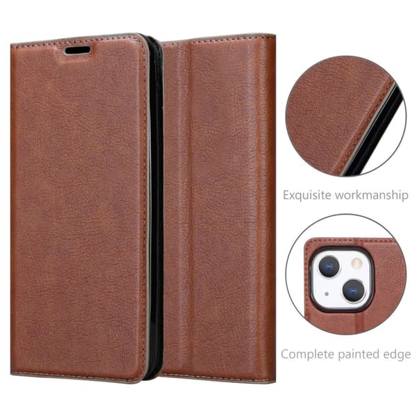 iPhone 13 MINI Fodral Skal Plånboksfodral Case med magnetisk stängning, ståfunktion och kortficka