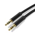 Miniatyrbild 1 av 8: Aux-kabel 3.5 mm ljudkabel 1m - Stereojackkabel för populära enheter med 3.5 mm aux-kontakt