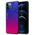 Pikkukuva 1 / 7: iPhone 13 PRO Suojakuori Suojakotelo Kaksivärinen joka on valmistettu TPU-silikonista ja jonka takaosa on valmistettu karkaistusta lasista