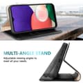 Pikkukuva 7 / 8: Samsung Galaxy A22 5G Suojakotelo Lompakkokotelo Matkapuhelinkotelo Suojakuori jossa on magneettisuljenta, jalusta-toiminto ja korttipaikat