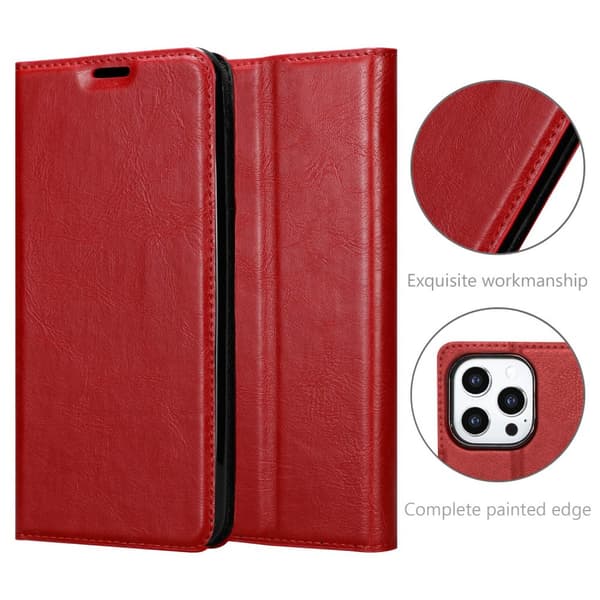 iPhone 13 PRO Fodral Skal Plånboksfodral Case med magnetisk stängning, ståfunktion och kortficka