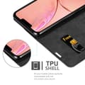 Pikkukuva 7 / 11: iPhone 13 PRO Suojakotelo Suojakuori Lompakkokotelo Matkapuhelinkotelo jossa magneettisuljenta, jalusta-toiminto ja korttitasku