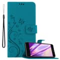 Pikkukuva 1 / 8: Huawei Y6 PRO 2017 Suojakotelo Suojakuori Lompakkokotelo Matkapuhelinkotelo Kukat jossa on magneettisuljenta, jalusta-toiminto ja korttipaikat