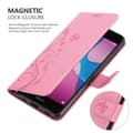 Pikkukuva 5 / 8: Huawei Y6 PRO 2017 Suojakotelo Suojakuori Lompakkokotelo Matkapuhelinkotelo Kukat jossa on magneettisuljenta, jalusta-toiminto ja korttipaikat