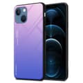 Miniatyrbilde 1 av 7: Deksel til iPhone 13 MINI Silikondeksel av TPU-silikon og bakside av herdet glass
