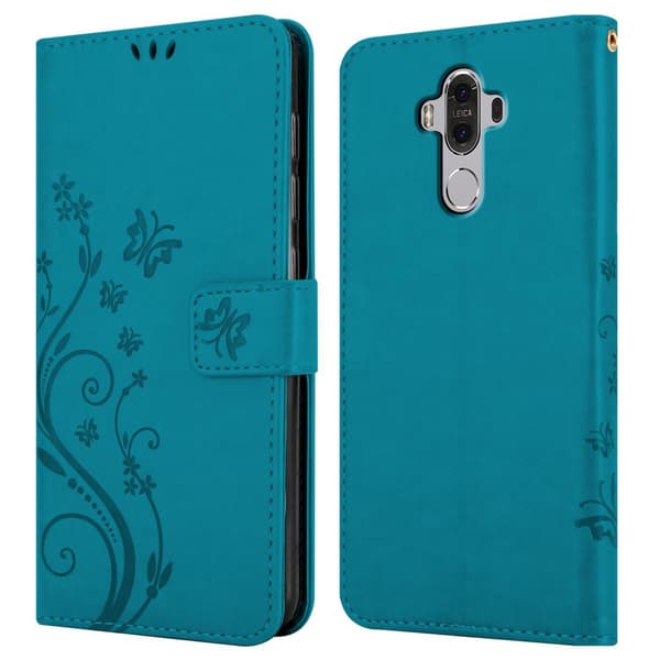 Huawei MATE 9 Pungetui Cover Blomster ()
