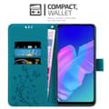 Miniatyrbillede 3 af 8: Huawei P40 LITE E Pungetui Cover Blomster ()