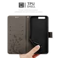 Miniatyrbild 6 av 8: Huawei P10 PLUS Skal Fodral i blomdesign Mobilskydd Case Cover med magnetisk stängning, ståfunktion och kortplatser
