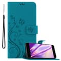 Miniatyrbild 1 av 8: Huawei P10 PLUS Skal Fodral i blomdesign Mobilskydd Case Cover med magnetisk stängning, ståfunktion och kortplatser