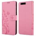Miniatyrbild 8 av 8: Huawei P10 PLUS Skal Fodral i blomdesign Mobilskydd Case Cover med magnetisk stängning, ståfunktion och kortplatser