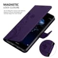 Miniatyrbild 5 av 8: Huawei P10 LITE Skal Fodral i blomdesign Mobilskydd Case Cover med magnetisk stängning, ståfunktion och kortplatser