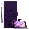 Miniatyrbild 1 av 8: Huawei P10 LITE Skal Fodral i blomdesign Mobilskydd Case Cover med magnetisk stängning, ståfunktion och kortplatser
