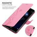 Miniatyrbild 5 av 8: Huawei P10 LITE Skal Fodral i blomdesign Mobilskydd Case Cover med magnetisk stängning, ståfunktion och kortplatser