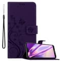 Pikkukuva 1 / 8: Huawei P20 LITE 2018 / NOVA 3E Suojakotelo Suojakuori Lompakkokotelo Matkapuhelinkotelo Kukat jossa on magneettisuljenta, jalusta-toiminto ja
