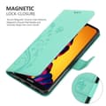 Miniatyrbilde 5 av 8: Deksel til Huawei P20 LITE 2018 / NOVA 3E Lommebokdeksel i blomster design med magnetisk lukking, stativfunksjon og kortplasser