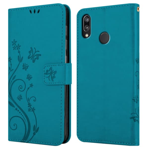 Huawei P20 LITE 2018 / NOVA 3E Pungetui Cover Blomster ()