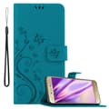 Miniatyrbilde 1 av 8: Deksel til Huawei P8 LITE 2017 / P9 LITE 2017 Lommebokdeksel i blomster design med magnetisk lukking, stativfunksjon og kortplasser