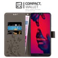 Pikkukuva 3 / 8: Huawei P20 PRO / P20 PLUS Suojakotelo Suojakuori Lompakkokotelo Matkapuhelinkotelo Kukat jossa on magneettisuljenta, jalusta-toiminto ja korttipaikat