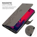 Pikkukuva 5 / 8: Huawei P20 PRO / P20 PLUS Suojakotelo Suojakuori Lompakkokotelo Matkapuhelinkotelo Kukat jossa on magneettisuljenta, jalusta-toiminto ja korttipaikat