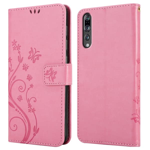 Huawei P20 PRO / P20 PLUS Pungetui Cover Blomster ()