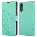 Pikkukuva 8 / 8: Huawei P20 PRO / P20 PLUS Suojakotelo Suojakuori Lompakkokotelo Matkapuhelinkotelo Kukat jossa on magneettisuljenta, jalusta-toiminto ja korttipaikat