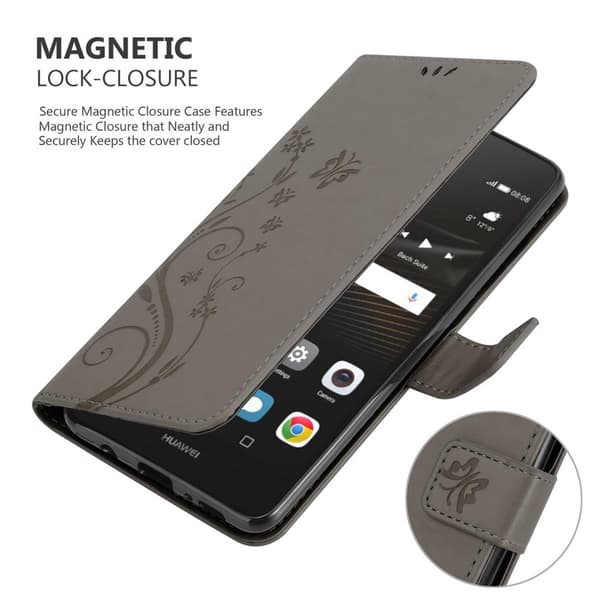 Huawei P9 LITE 2016 / G9 LITE Pungetui Cover Blomster ()