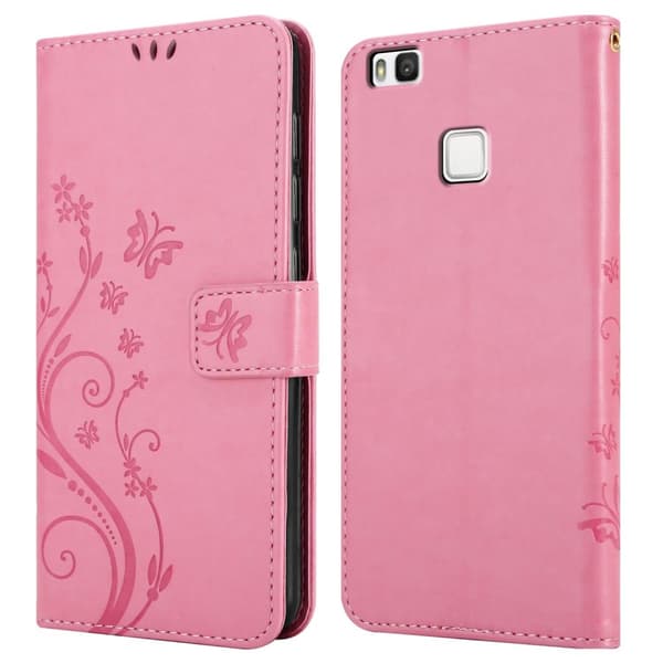 Huawei P9 LITE 2016 / G9 LITE Skal Fodral i blomdesign Mobilskydd Case Cover med magnetisk stängning, ståfunktion och kortplatser