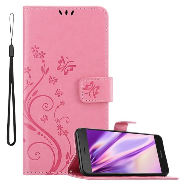 Huawei P9 LITE 2016 / G9 LITE Skal Fodral i blomdesign Mobilskydd Case Cover med magnetisk stängning, ståfunktion och kortplatser