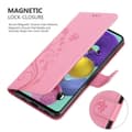 Miniatyrbilde 5 av 8: Deksel til Samsung Galaxy A51 5G Lommebokdeksel i blomster design med magnetisk lukking, stativfunksjon og kortplasser