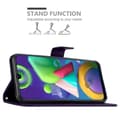 Miniatyrbild 4 av 8: Samsung Galaxy M31 Skal Fodral i blomdesign Mobilskydd Case Cover med magnetisk stängning, ståfunktion och kortplatser