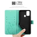 Miniatyrbild 6 av 8: Samsung Galaxy M31 Skal Fodral i blomdesign Mobilskydd Case Cover med magnetisk stängning, ståfunktion och kortplatser