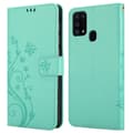 Miniatyrbild 8 av 8: Samsung Galaxy M31 Skal Fodral i blomdesign Mobilskydd Case Cover med magnetisk stängning, ståfunktion och kortplatser