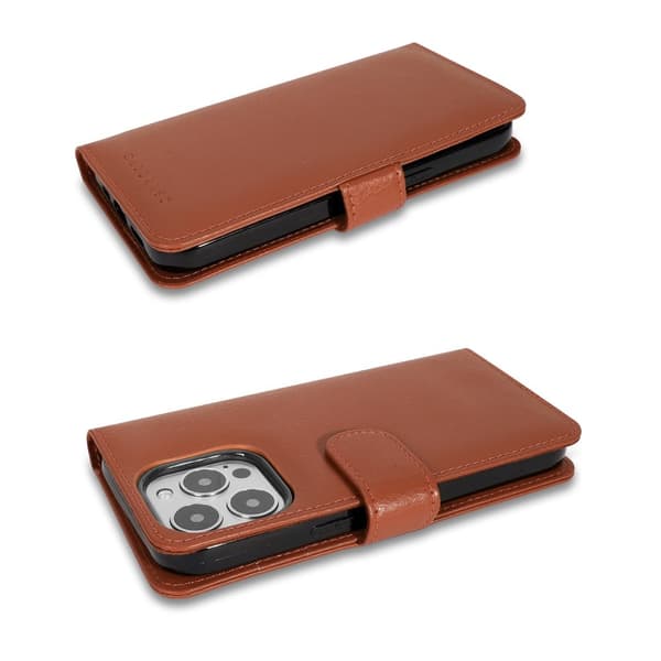 iPhone 13 PRO Skal Fodral Mobilskydd med magnetisk stängning och 3 kortplatser