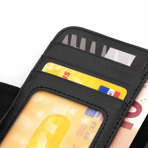 iPhone 13 PRO Skal Fodral Mobilskydd med magnetisk stängning och 3 kortplatser