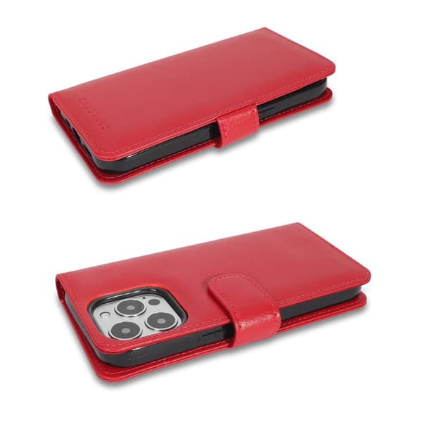 iPhone 13 PRO Skal Fodral Mobilskydd med magnetisk stängning och 3 kortplatser