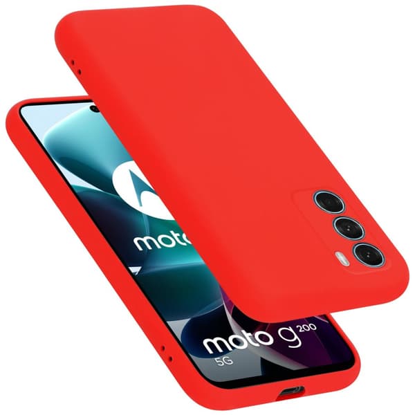 Motorola MOTO G200 5G Suojakotelo Suojakuori valmistettu joustavasta TPU-silikonista