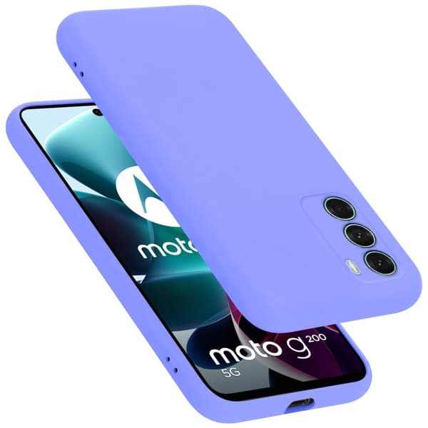 Motorola MOTO G200 5G Suojakotelo Suojakuori valmistettu joustavasta TPU-silikonista