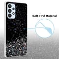 Pikkukuva 3 / 6: Samsung Galaxy A33 5G Suojakuori Suojakotelo joustavasta TPU-silikonista jossa on kimaltelevaa glitteriä