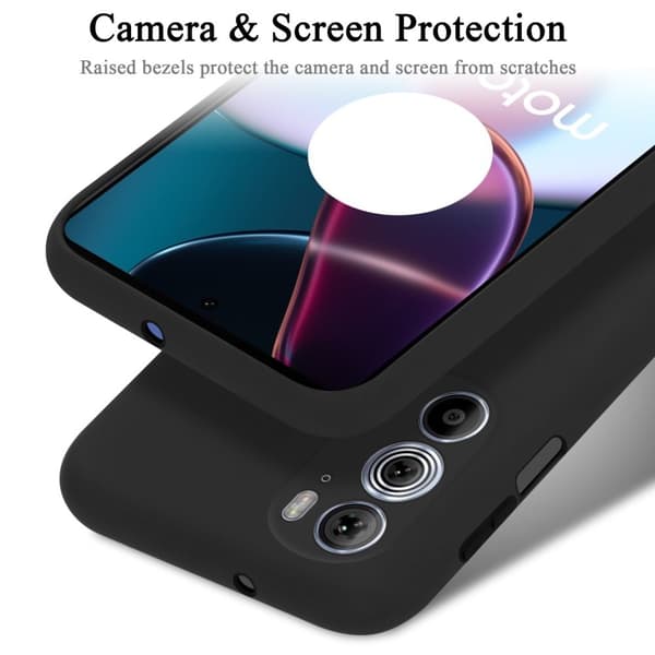 Motorola EDGE 30 PRO / EDGE+ Skal Fodral av flexibelt TPU-silikon Case Cover