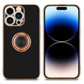 Pikkukuva 5 / 11: iPhone 14 PRO MAX Suojakuori Suojakotelo valmistettu joustavasta TPU silikonista jossa on kameran suojaus ja magneettinen autoteline